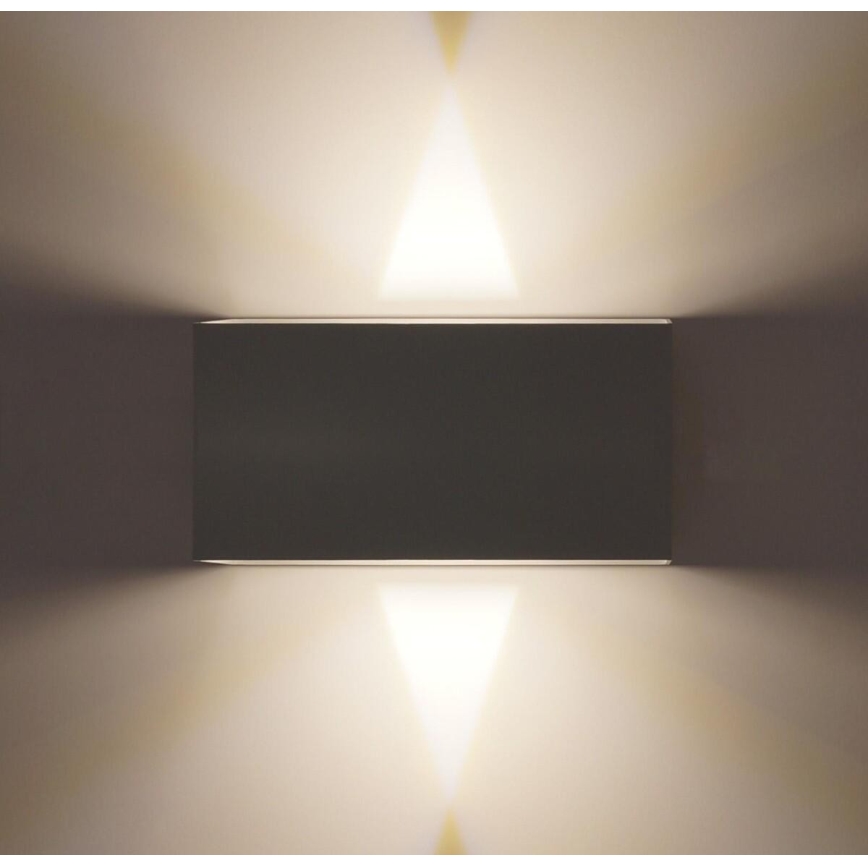 LED Venkovní nástěnné svítidlo LED/12W/230V IP54 bílá