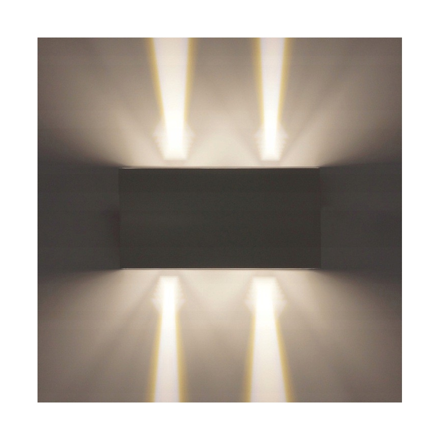 LED Venkovní nástěnné svítidlo LED/12W/230V IP54 bílá
