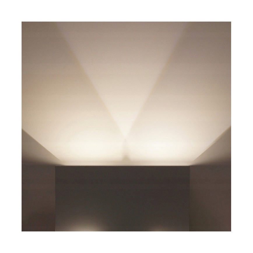 LED Venkovní nástěnné svítidlo LED/12W/230V IP54 bílá