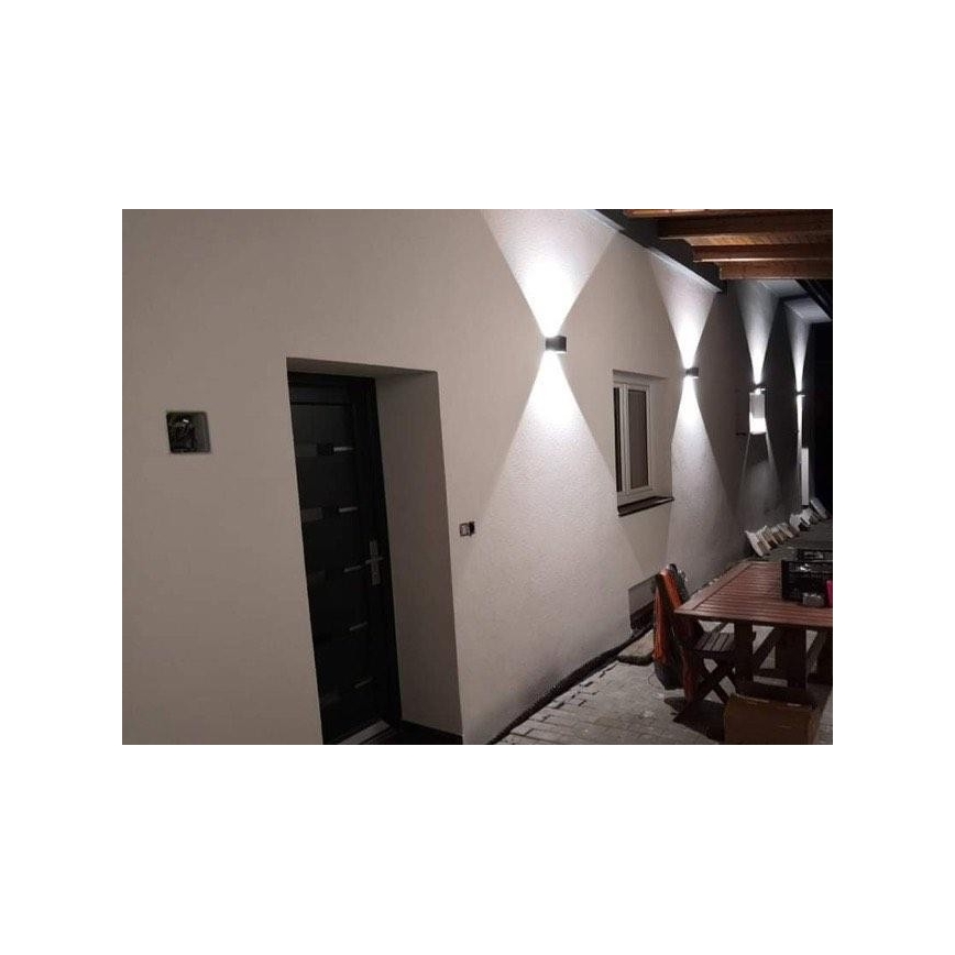LED Venkovní nástěnné svítidlo LED/12W/230V IP54 bílá