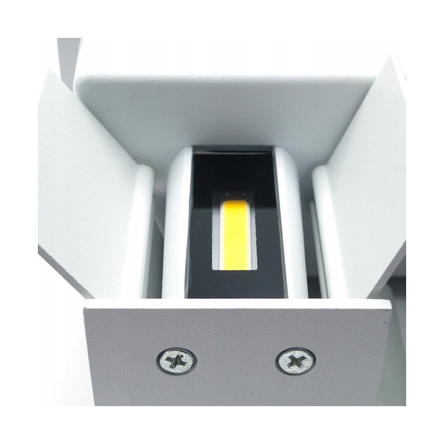 LED Venkovní nástěnné svítidlo LED/12W/230V IP54 bílá