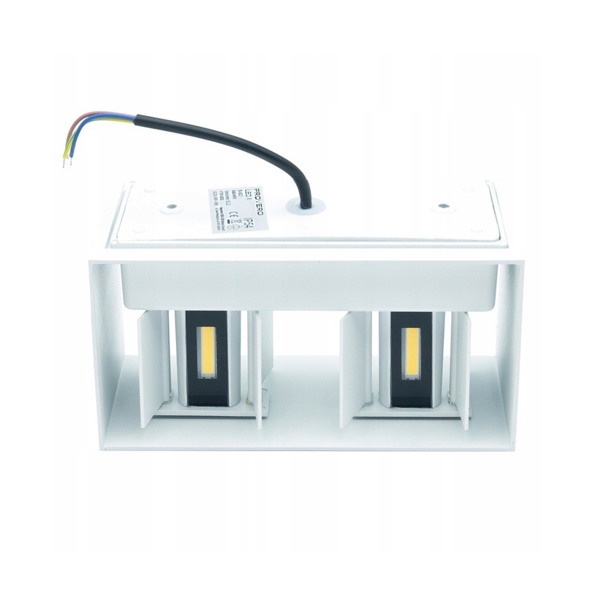 LED Venkovní nástěnné svítidlo LED/12W/230V IP54 bílá