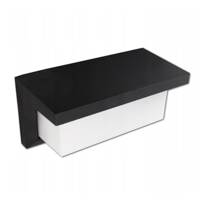 LED Venkovní nástěnné svítidlo LED/12W/230V IP54 černá