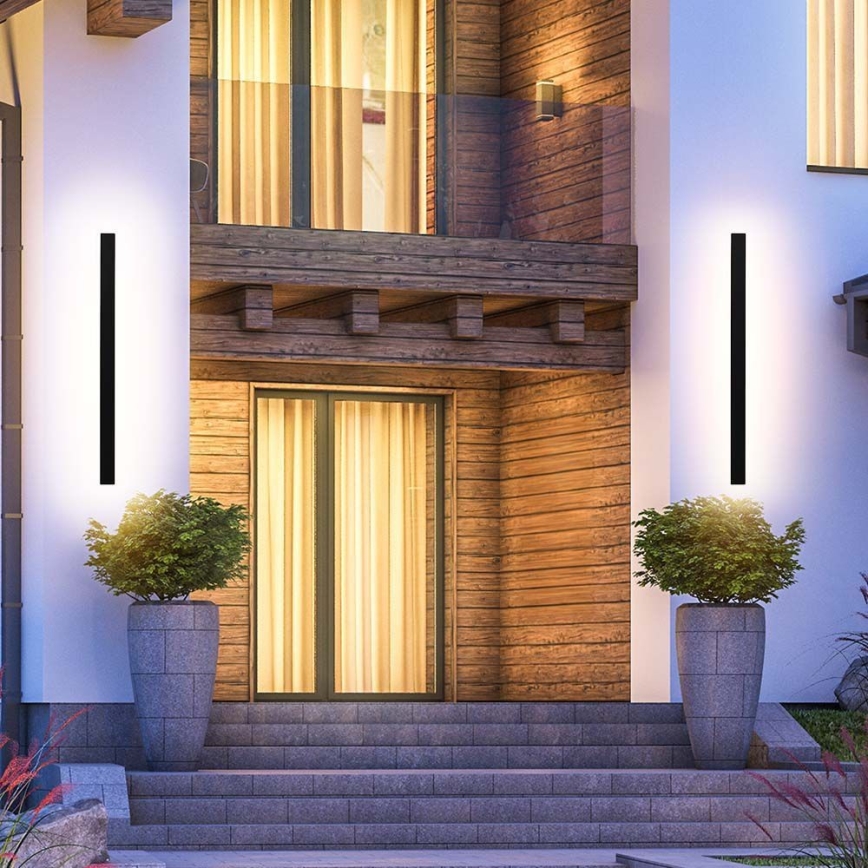 LED Venkovní nástěnné svítidlo LED/16W/230V 3000K IP65 101 cm antracit