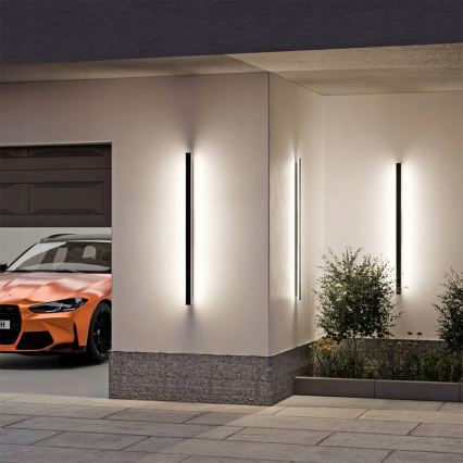 LED Venkovní nástěnné svítidlo LED/30W/230V 100 cm IP65 černá