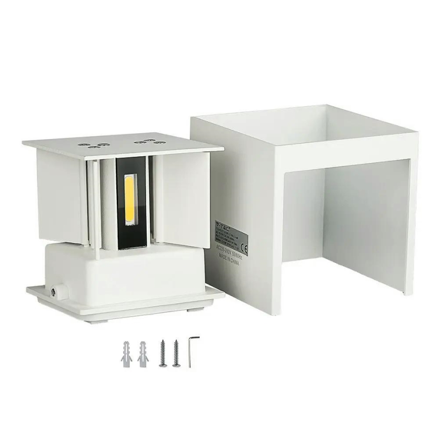 LED Venkovní nástěnné svítidlo LED/5W/230V 3000K IP65 bílá