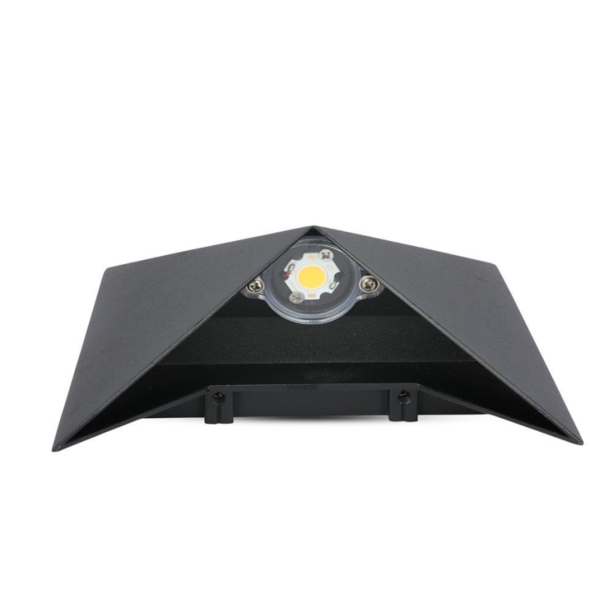 LED Venkovní nástěnné svítidlo LED/5W/230V 3000K IP65 černá