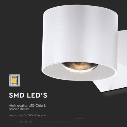 LED Venkovní nástěnné svítidlo LED/5W/230V 4000K IP65 bílá