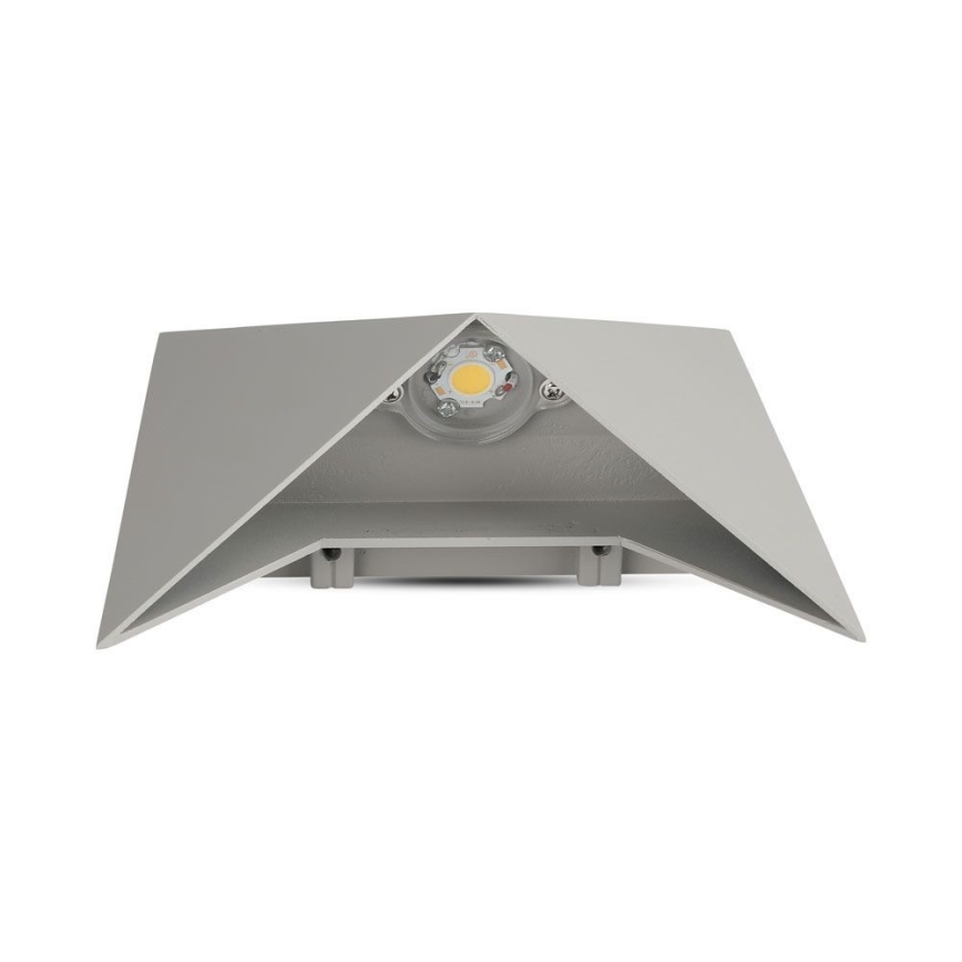 LED Venkovní nástěnné svítidlo LED/5W/230V 4000K IP65 šedá