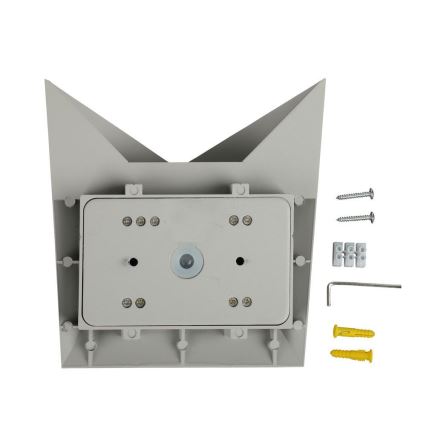 LED Venkovní nástěnné svítidlo LED/5W/230V 4000K IP65 šedá