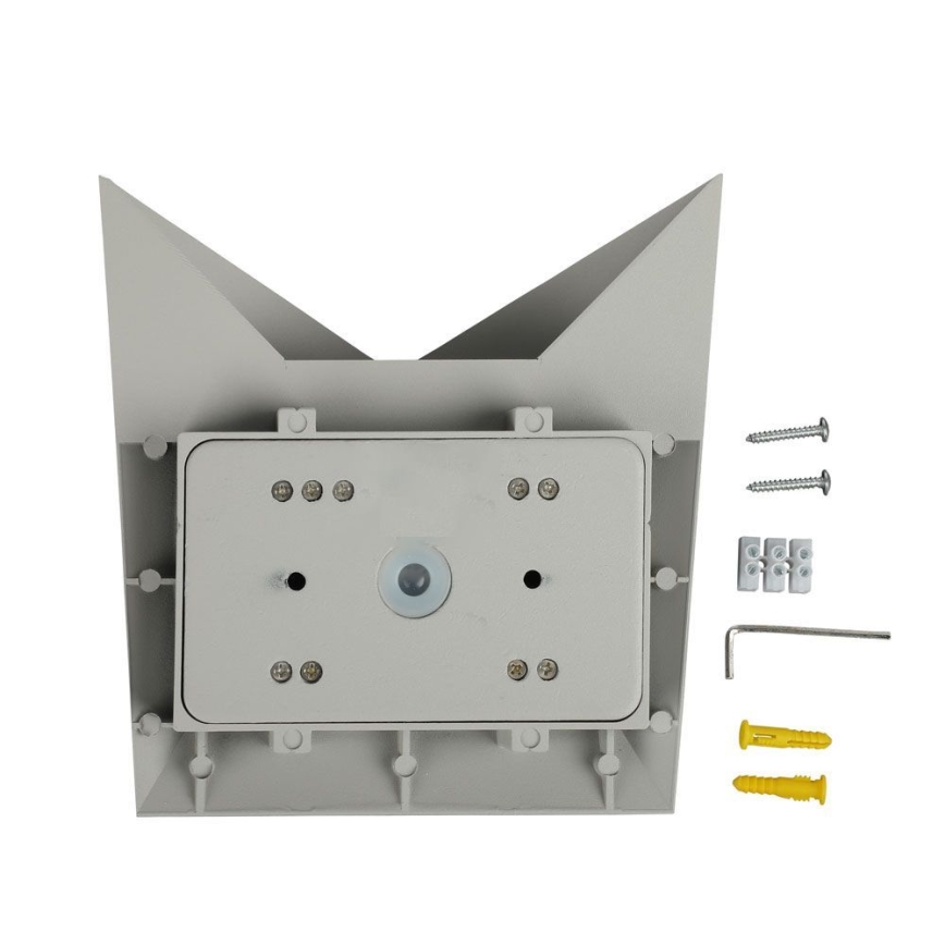 LED Venkovní nástěnné svítidlo LED/5W/230V 4000K IP65 šedá