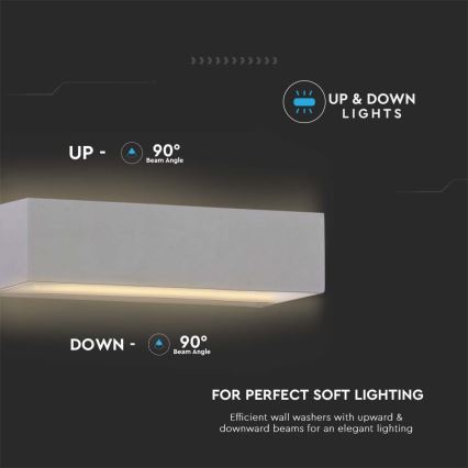LED Venkovní nástěnné svítidlo LED/9W/230V 3000K IP65