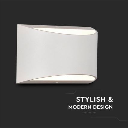 LED Venkovní nástěnné svítidlo LED/9W/230V 4000K IP54 bílá