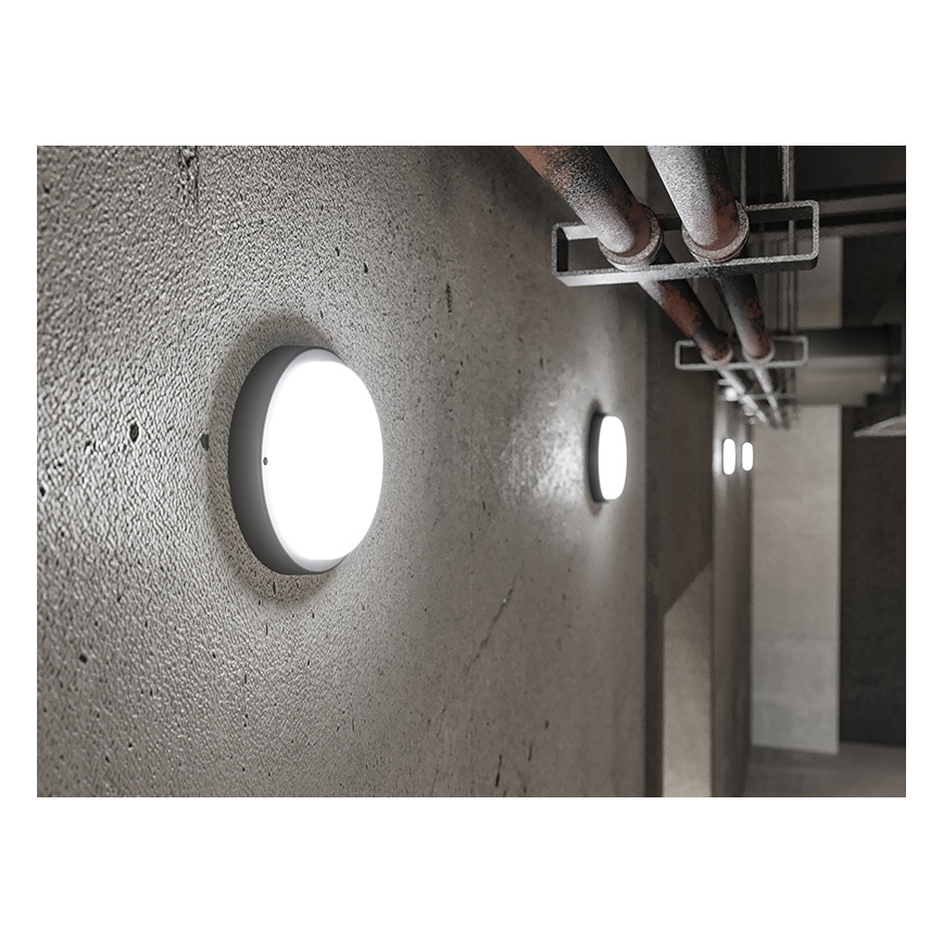 LED Venkovní nástěnné svítidlo LED/9W/230V IP54 černá