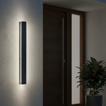 LED Venkovní nástěnné svítidlo MIRANA LED/12W/230V 4000K IP44 60 cm černá