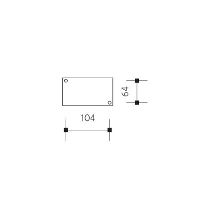 LED Venkovní nástěnné svítidlo NATURA LED/12W/230V 4000K IP65 hnědá/antracit