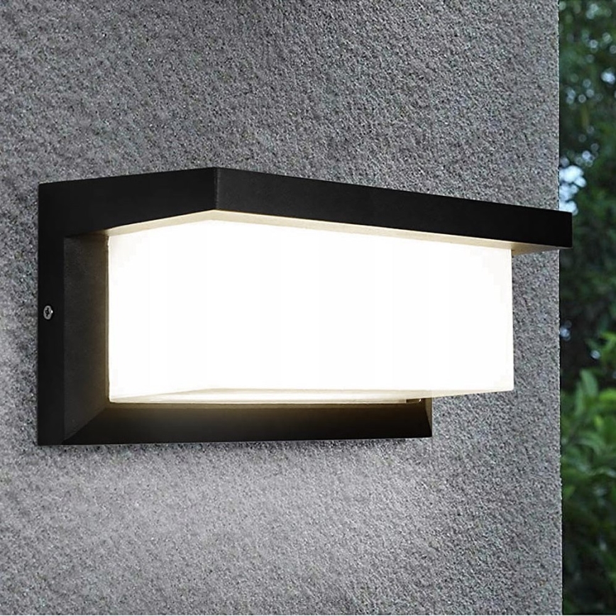 LED Venkovní nástěnné svítidlo NEELY LED/12W/230V 4000K IP54 černá