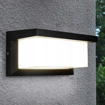 LED Venkovní nástěnné svítidlo NEELY LED/12W/230V IP54 černá