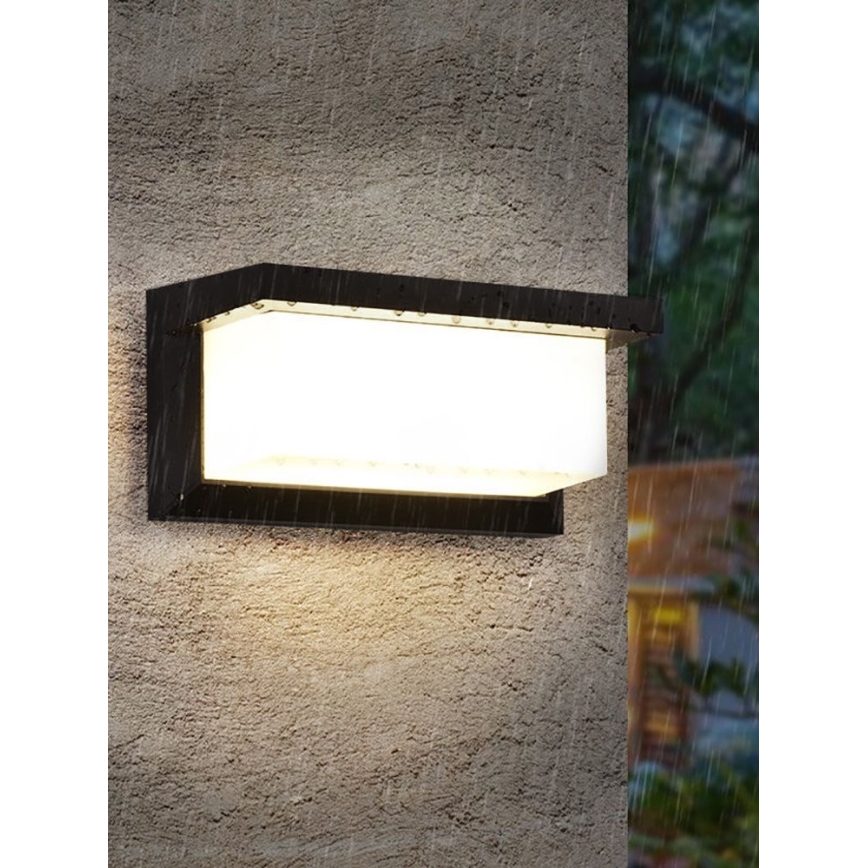 LED Venkovní nástěnné svítidlo NEELY LED/12W/230V IP54 černá