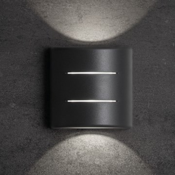 LED Venkovní nástěnné svítidlo REFAZI LED/6W/230V IP54 antracit