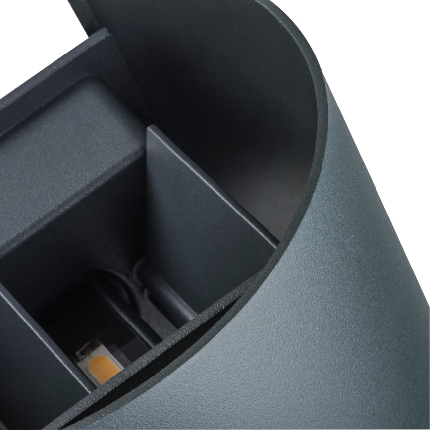 LED Venkovní nástěnné svítidlo REKA LED/7W/230V IP54 antracit