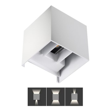 LED Venkovní nástěnné svítidlo REKA LED/7W/230V IP54 bílá