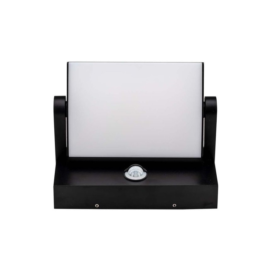 LED Venkovní nástěnné svítidlo se senzorem LED/17W/230V 3000K IP65 černá