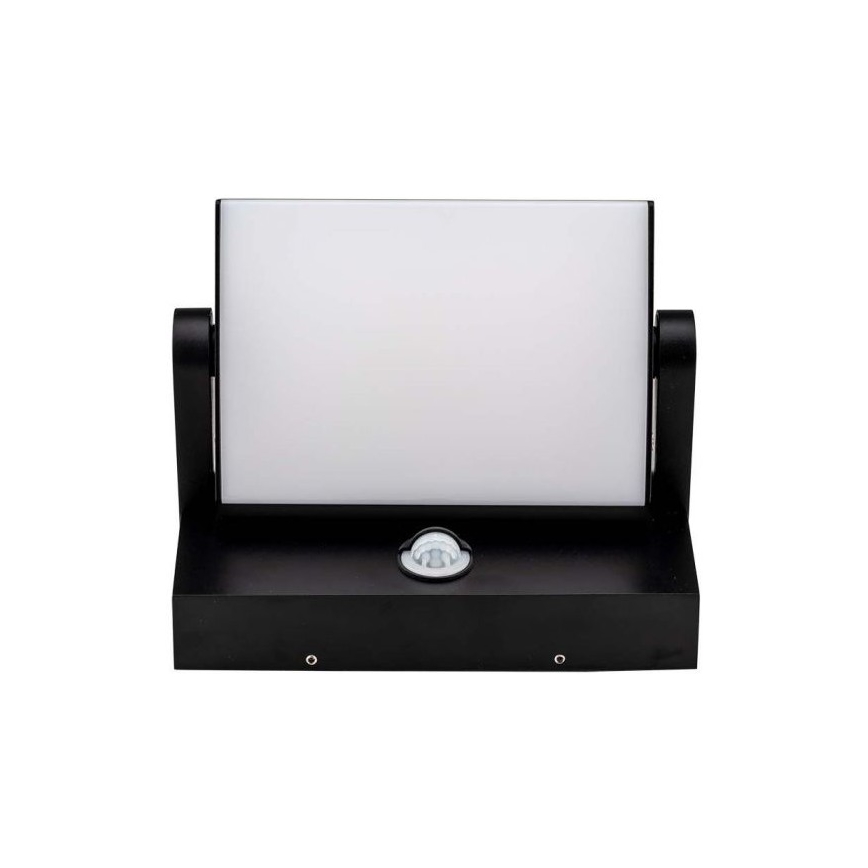 LED Venkovní nástěnné svítidlo se senzorem LED/17W/230V 4000K IP65 černá