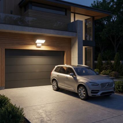 LED Venkovní nástěnné svítidlo se senzorem pohybu LED/18W/230V IP44 bílá