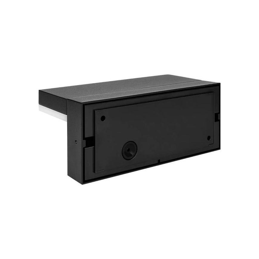 LED Venkovní nástěnné svítidlo se senzorem LED/9W/230V 4000K IP44 černá