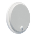 LED Venkovní nástěnné svítidlo se senzorem pohybu a soumraku LED/15W/230V IP65 bílá