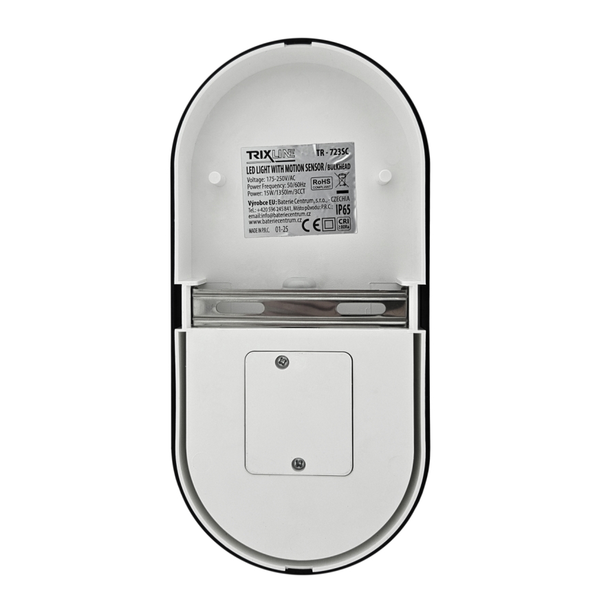 LED Stmívatelné venkovní nástěnné svítidlo se senzorem pohybu LED/12/15/18W/230V 3000K/4000K/6500K IP65 černá/bílá