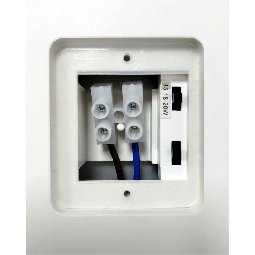 LED Stmívatelné venkovní nástěnné svítidlo se senzorem pohybu LED/12/15/18W/230V 3000K/4000K/6500K IP65 černá/bílá