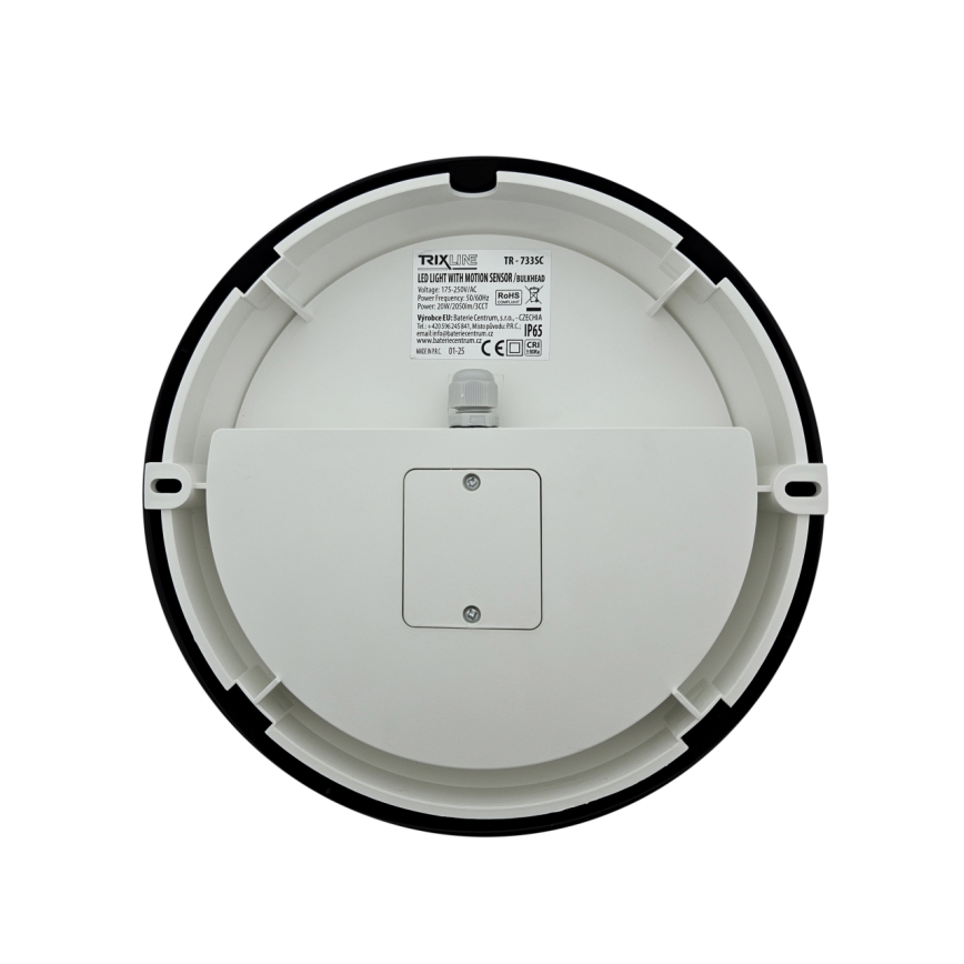 LED Stmívatelné venkovní nástěnné svítidlo se senzorem pohybu LED/15/18/20W/230V 3000K/4000K/6500K IP65 černá/bílá