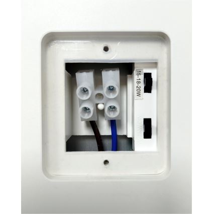 LED Stmívatelné venkovní nástěnné svítidlo se senzorem pohybu LED/15/18/20W/230V 3000K/4000K/6500K IP65 černá/bílá