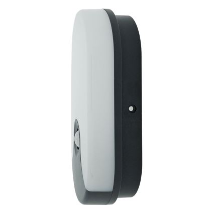 LED Venkovní nástěnné svítidlo se senzorem pohybu LED/18W/230V IP44 antracit