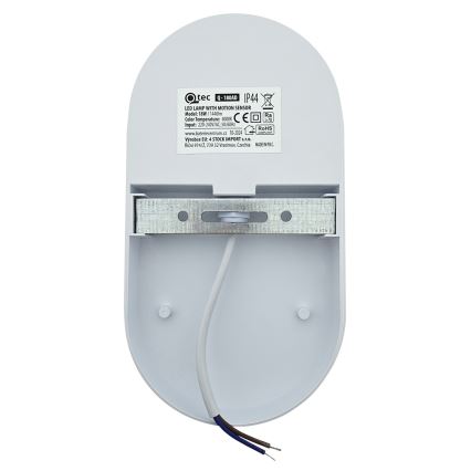 LED Venkovní nástěnné svítidlo se senzorem pohybu LED/18W/230V IP44 antracit