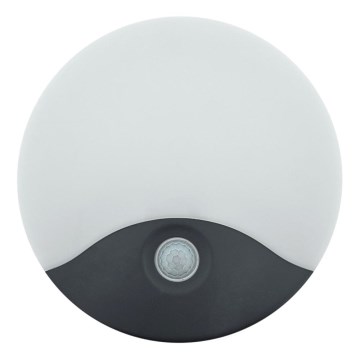 LED Venkovní nástěnné svítidlo se senzorem pohybu LED/18W/230V IP44 bílá