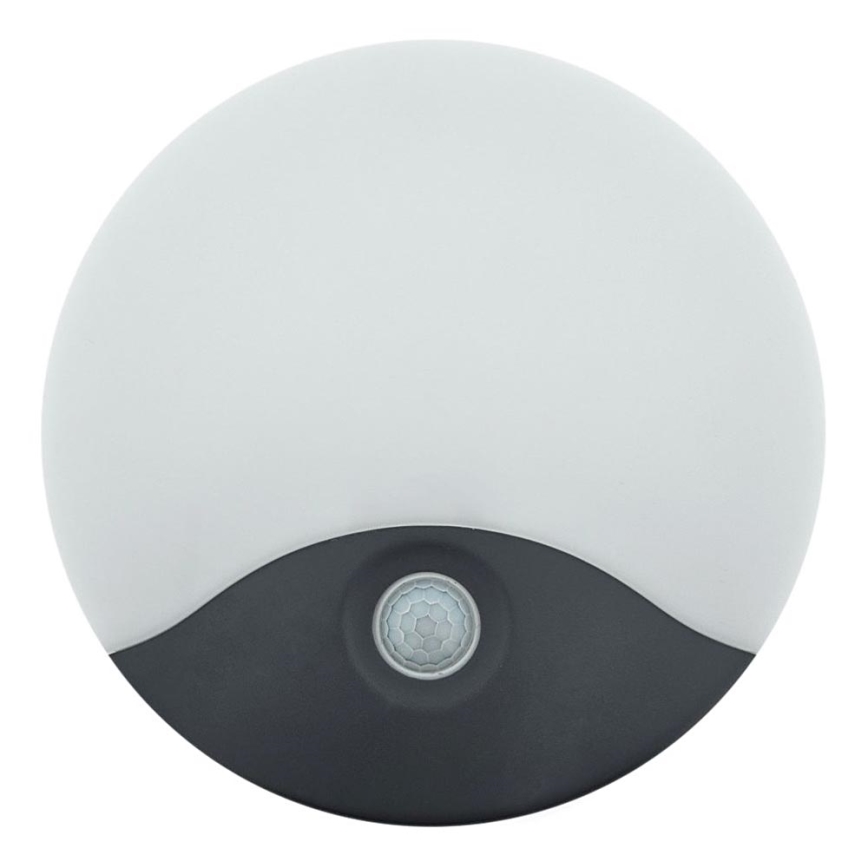 LED Venkovní nástěnné svítidlo se senzorem pohybu LED/18W/230V IP44 bílá