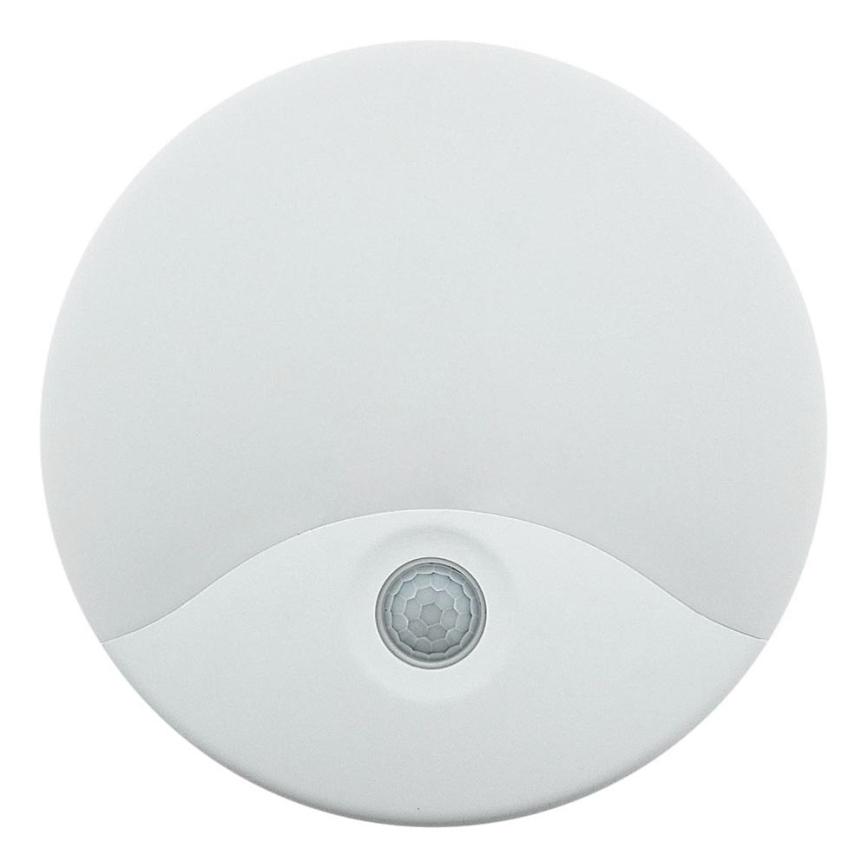 LED Venkovní nástěnné svítidlo se senzorem pohybu LED/18W/230V IP44 bílá