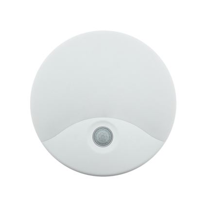LED Venkovní nástěnné svítidlo se senzorem pohybu LED/18W/230V IP44 bílá