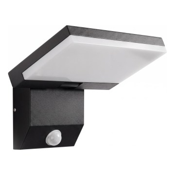LED Venkovní nástěnné svítidlo se senzorem pohybu LED/18W/230V IP44 černá