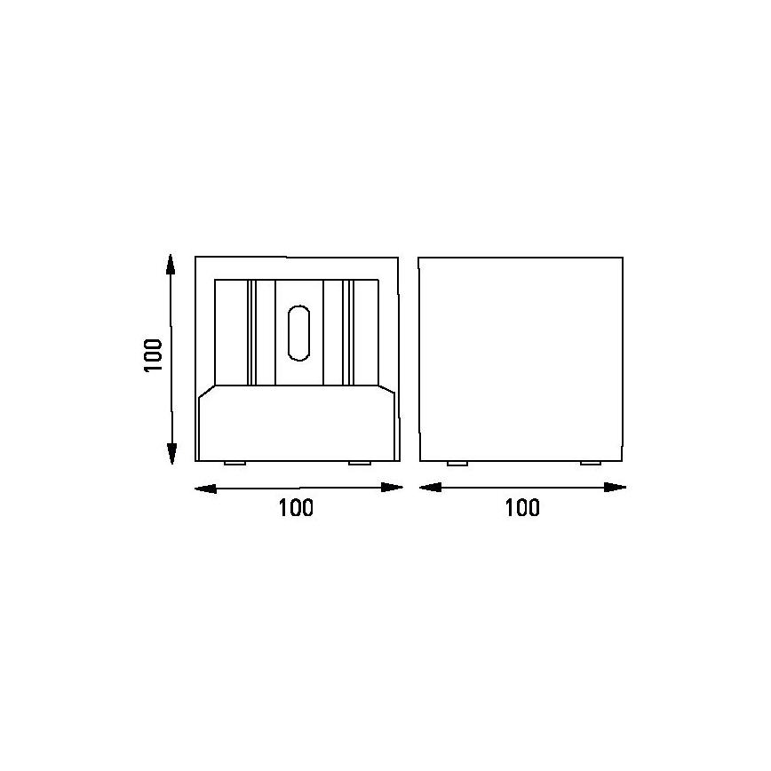 LED Venkovní nástěnné svítidlo TILL LED/6W/230V IP44