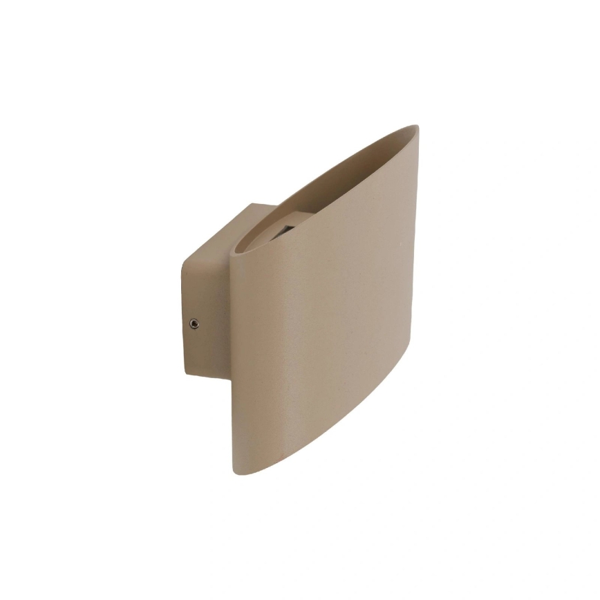 LED Venkovní nástěnné svítidlo VERTO LED/5W/230V IP54 béžová