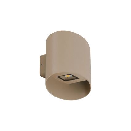 LED Venkovní nástěnné svítidlo VERTO LED/5W/230V IP54 béžová