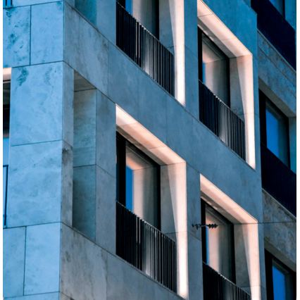 LED Venkovní nástěnné svítidlo WINDOW LED/7W/230V IP65 bílá
