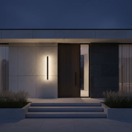 LED Venkovní nástěnné svítidlo WOW LED/11W/230V 3000/4000/6000K 60 cm IP54 černá