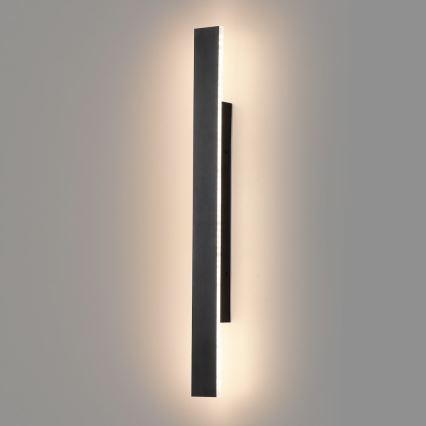 LED Venkovní nástěnné svítidlo WOW LED/11W/230V 3000/4000/6000K 60 cm IP54 černá