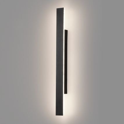 LED Venkovní nástěnné svítidlo WOW LED/11W/230V 3000/4000/6000K 60 cm IP54 černá
