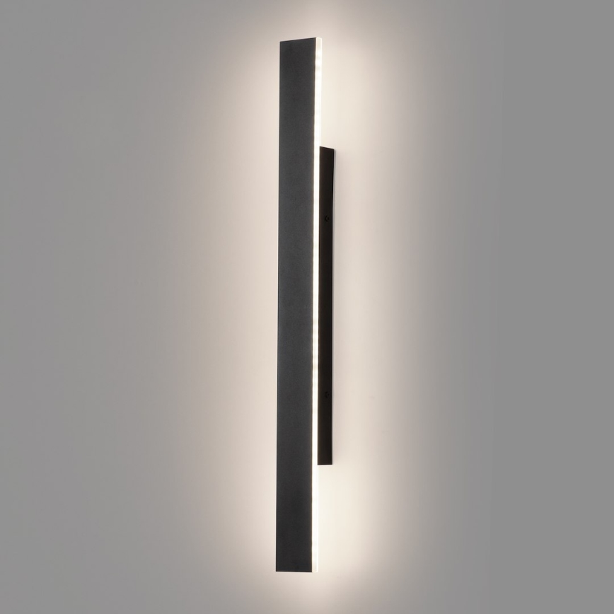 LED Venkovní nástěnné svítidlo WOW LED/11W/230V 3000/4000/6000K 60 cm IP54 černá